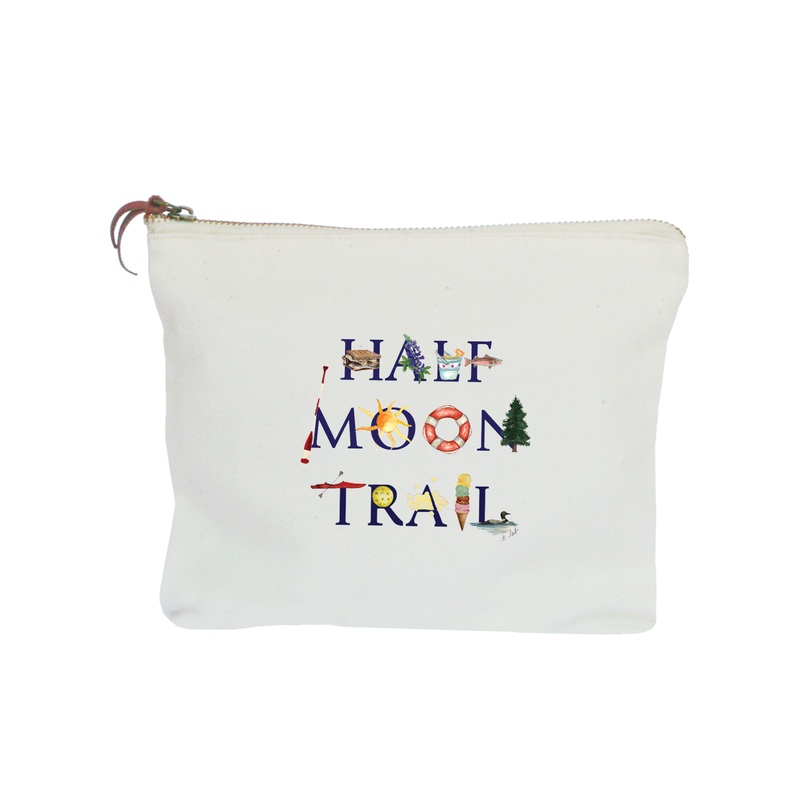 half moon trail zipper pouch