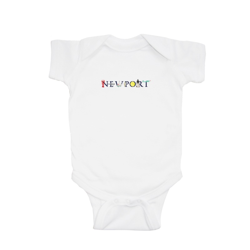 Newport baby snap up short sleeve