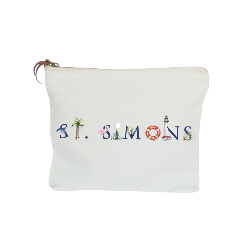 St. Simons zipper pouch