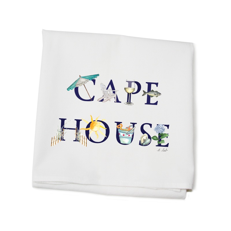 cape house flour sack towel