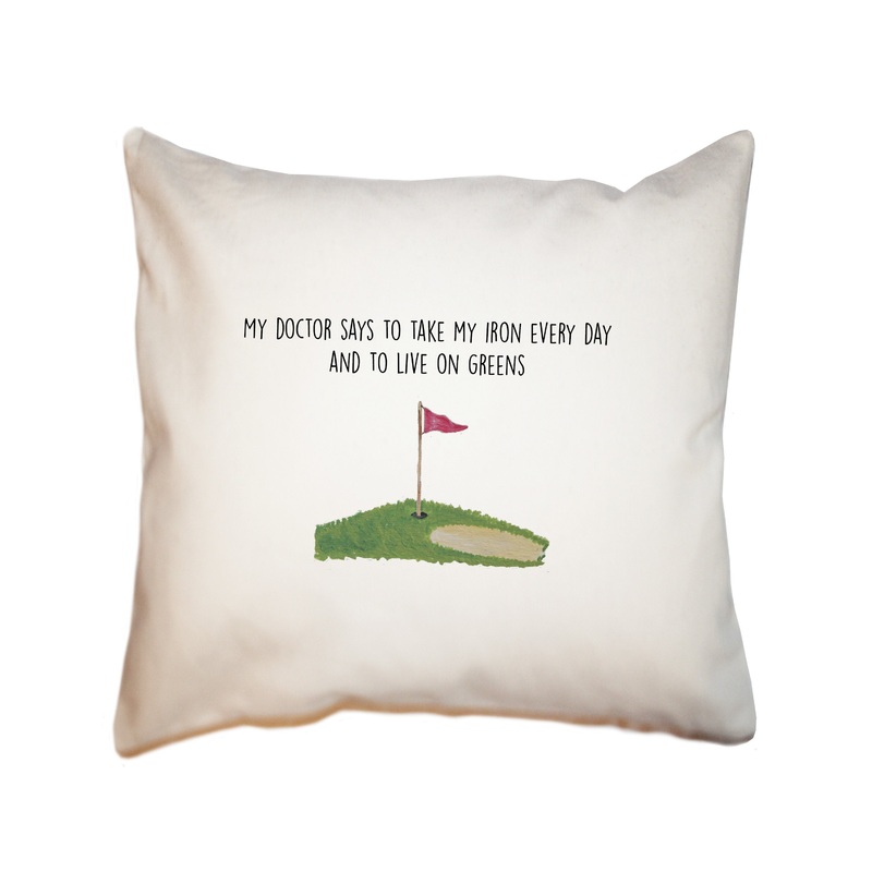 golf square pillow