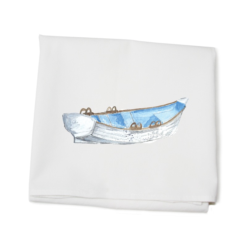 rescue boat flour sack towel