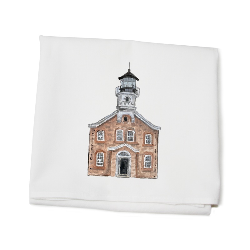sheffield lighthouse flour sack towel