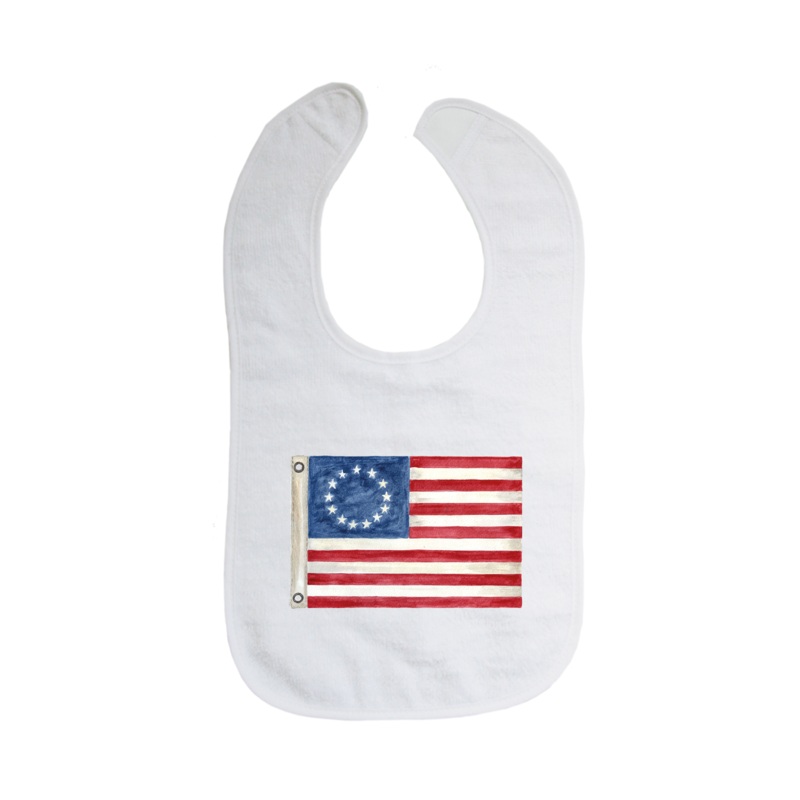 american flag bib