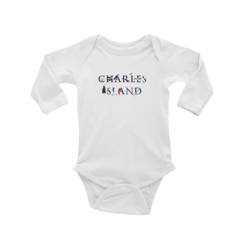 charles island baby snap up long sleeve
