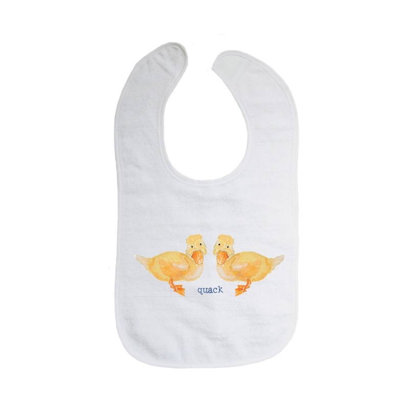chicks quack bib