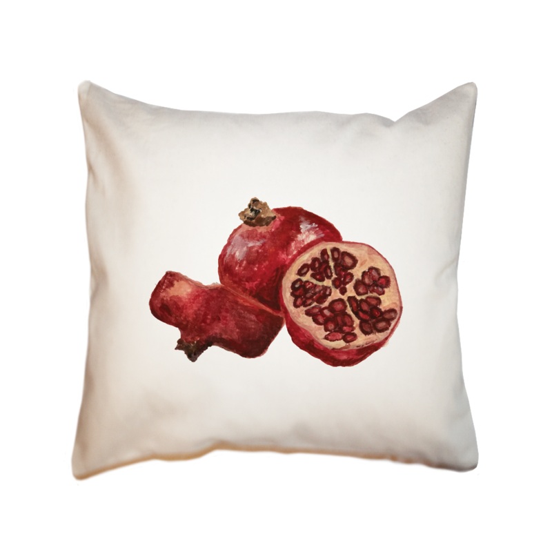 pomegranate square pillow