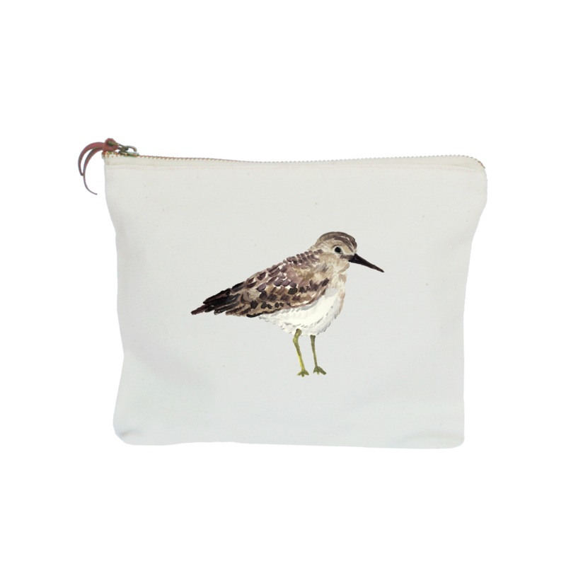 sand piper zipper pouch