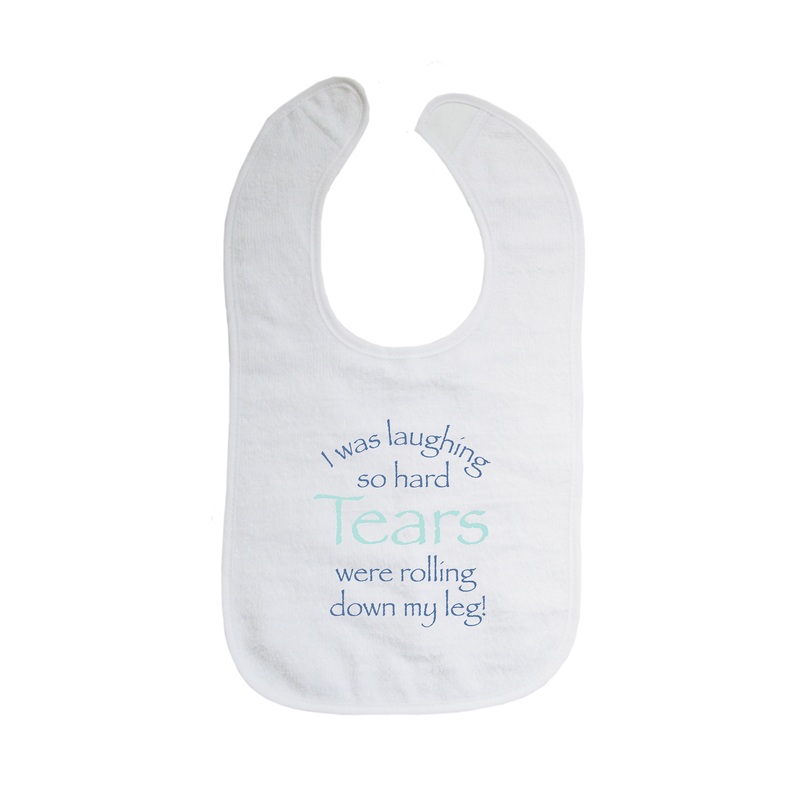 laughing so hard bib