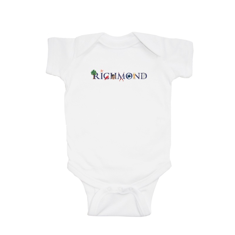 richmond, va baby snap up short sleeve