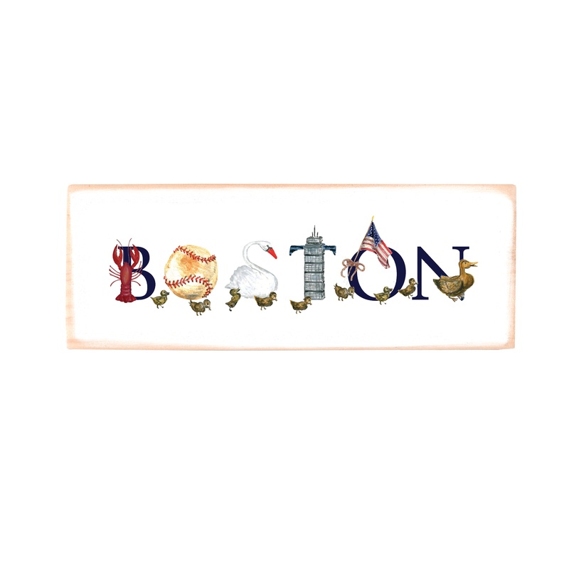 Boston rectangle wood block