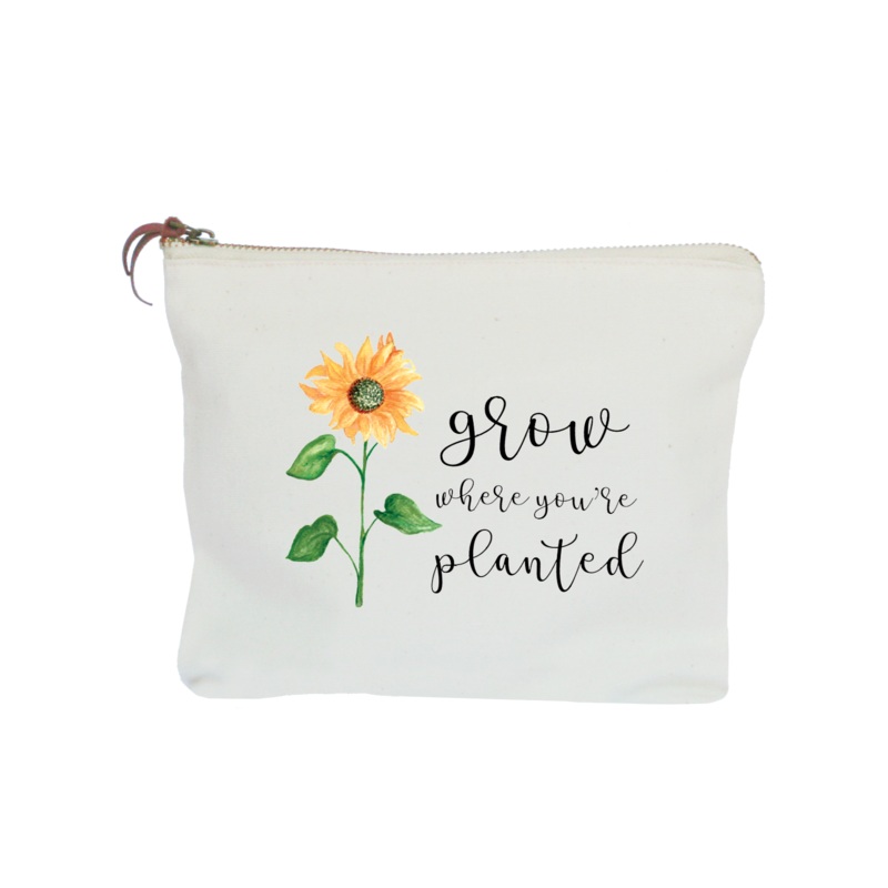grow planted zipper pouch
