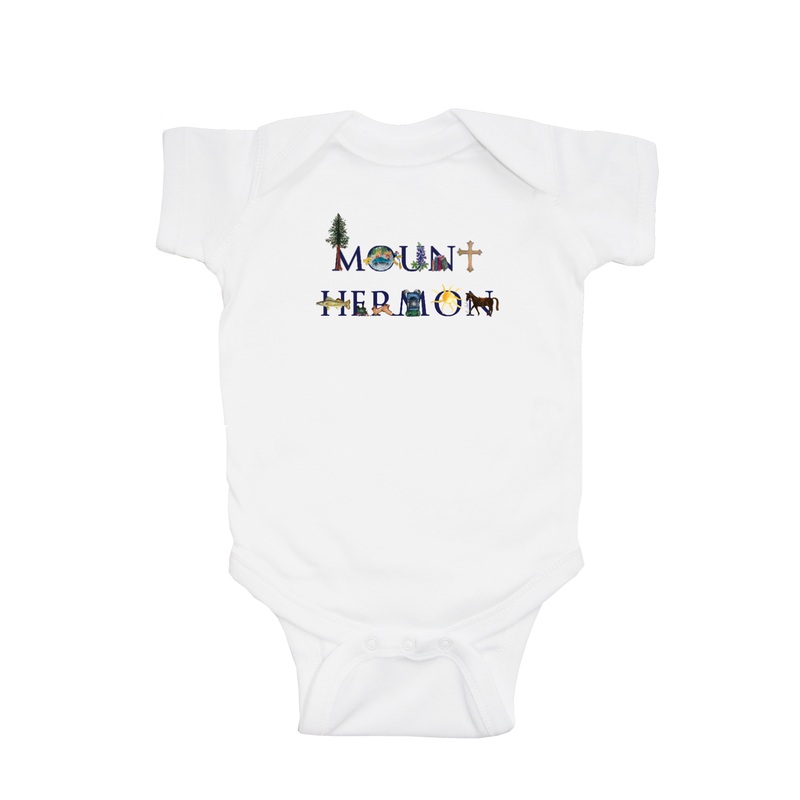 mount hermon baby snap up short sleeve