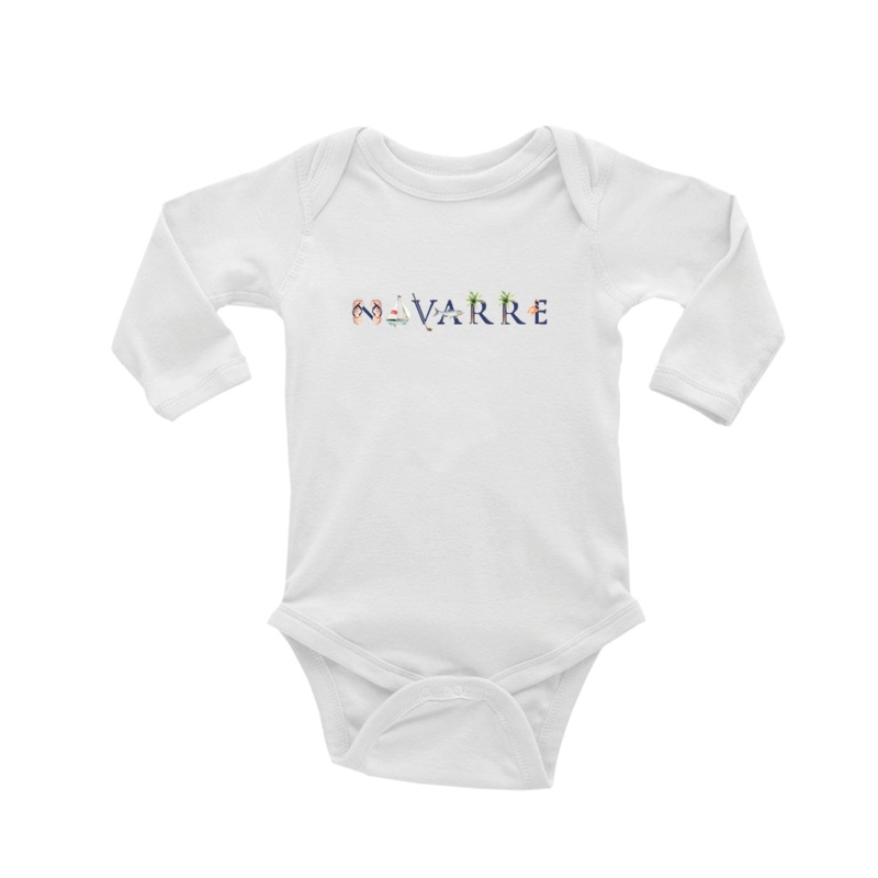 Navarre baby snap up long sleeve