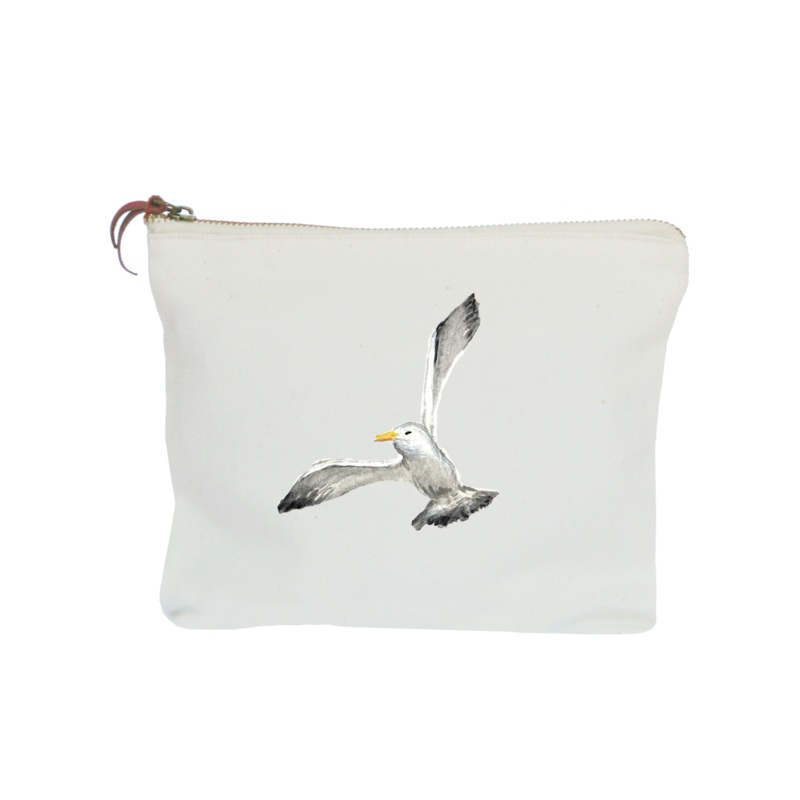 seagull zipper pouch