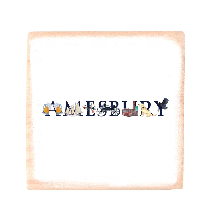 amesbury square wood block