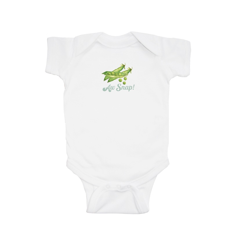 aw snap baby snap up short sleeve