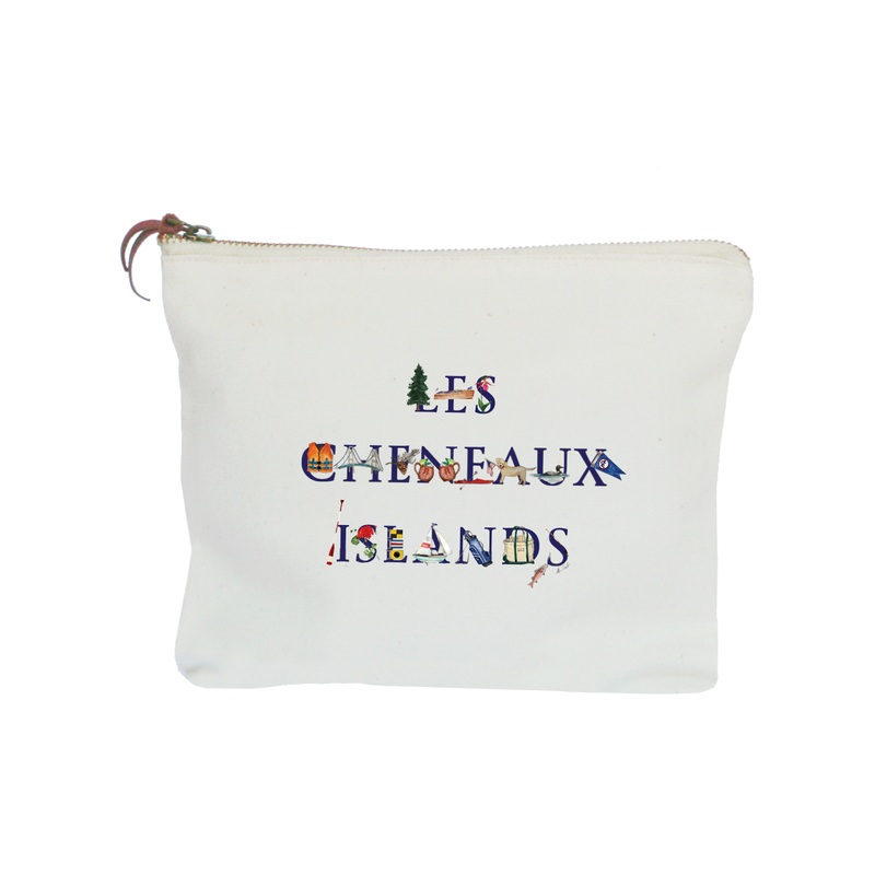 les cheneaux islands zipper pouch
