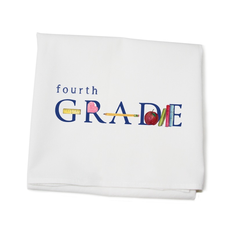 fourth grade flour sack towel