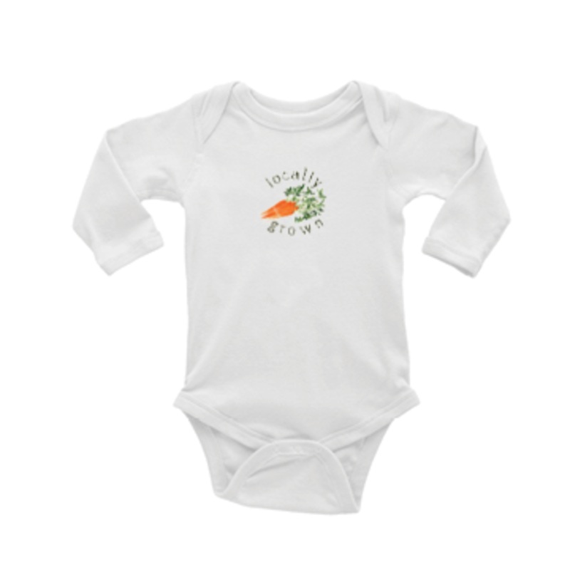 local carrots baby snap up long sleeve
