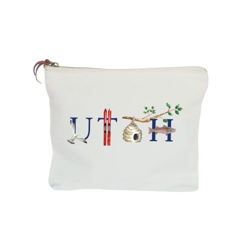 Utah zipper pouch