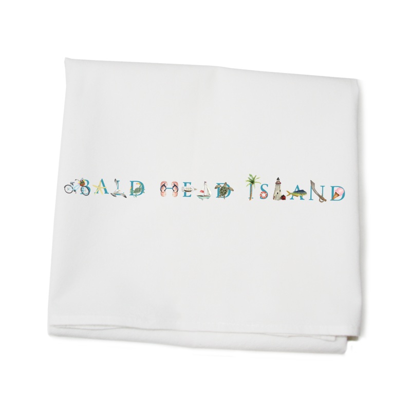 Bald Head Island flour sack towel