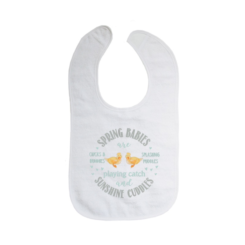 spring baby bib