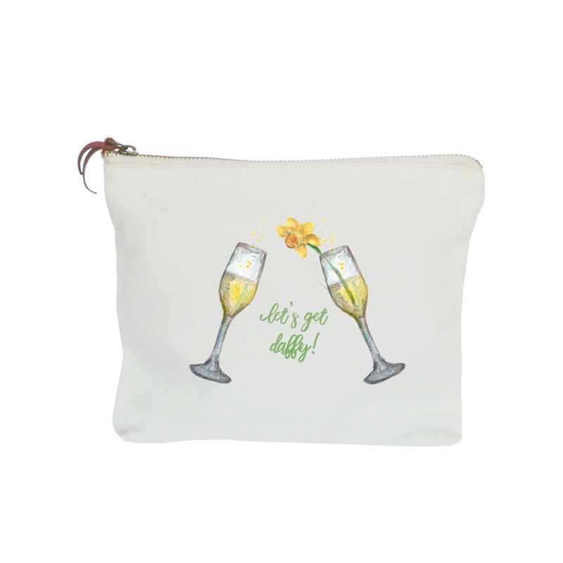 let’s get daffy zipper pouch