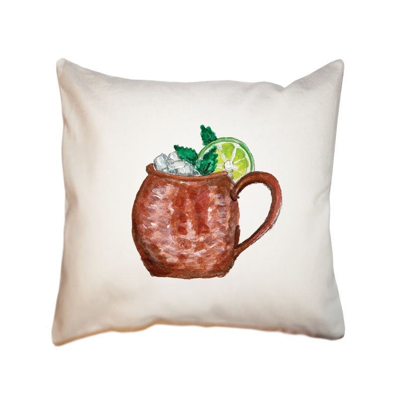 moscow mule square pillow