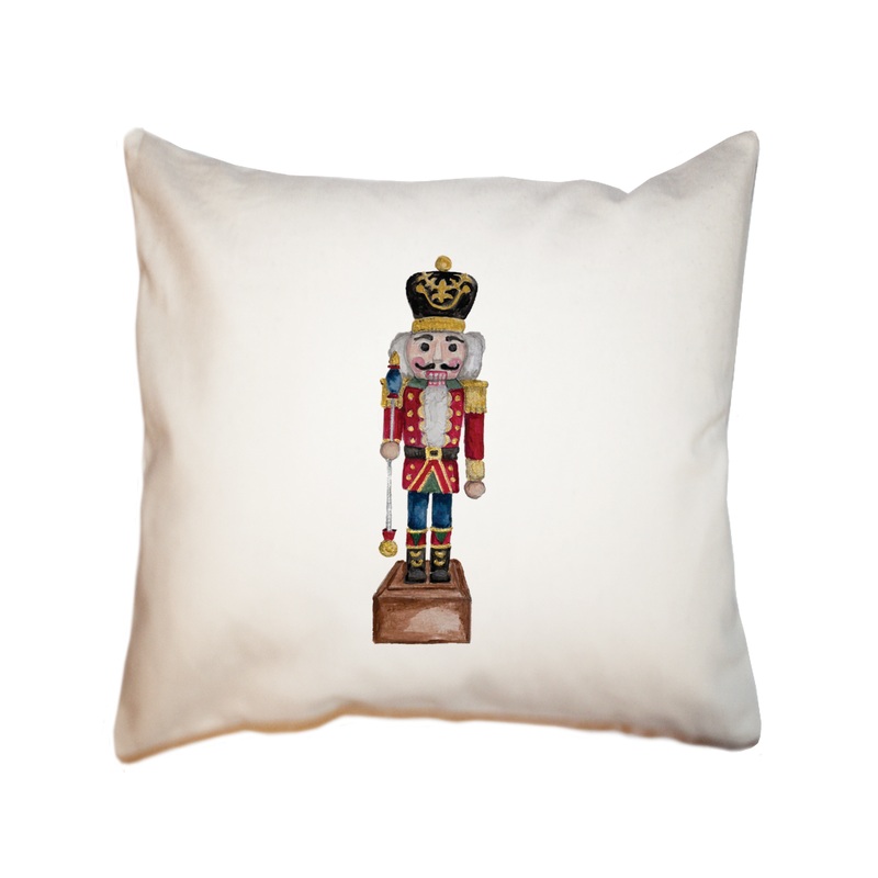 nutcracker square pillow