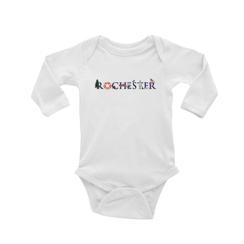 rochester baby snap up long sleeve
