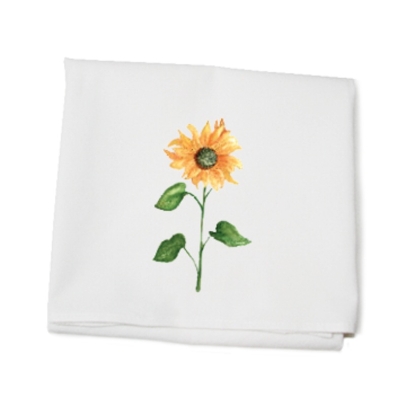 sunflower flour sack towel