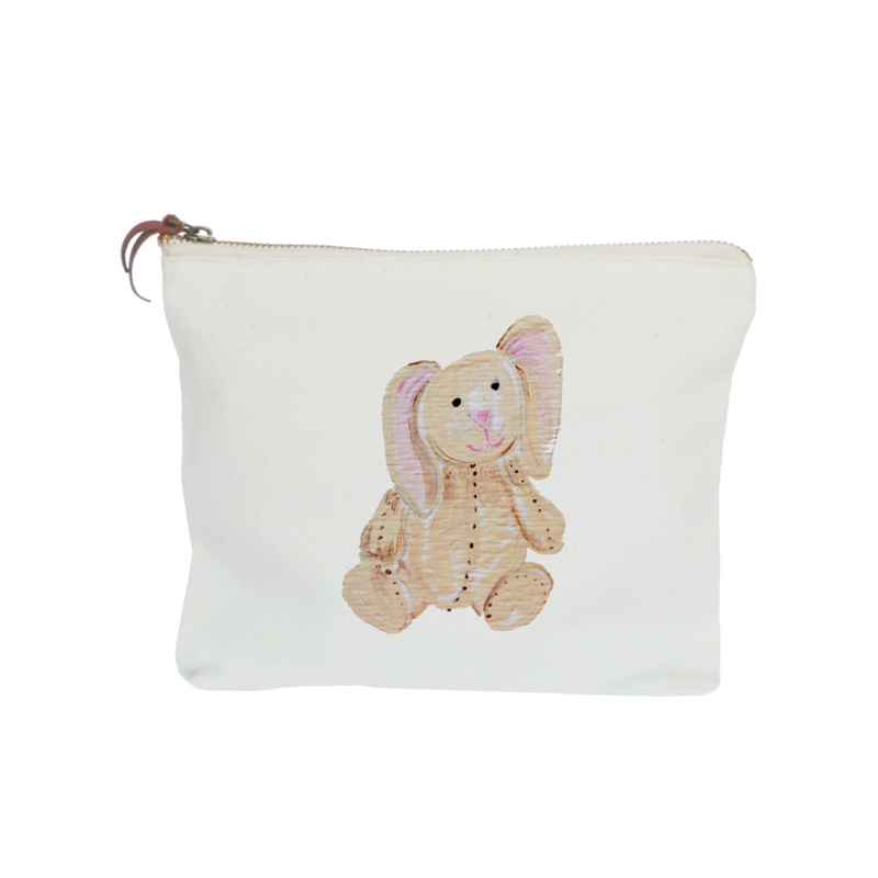 toy bunny zipper pouch