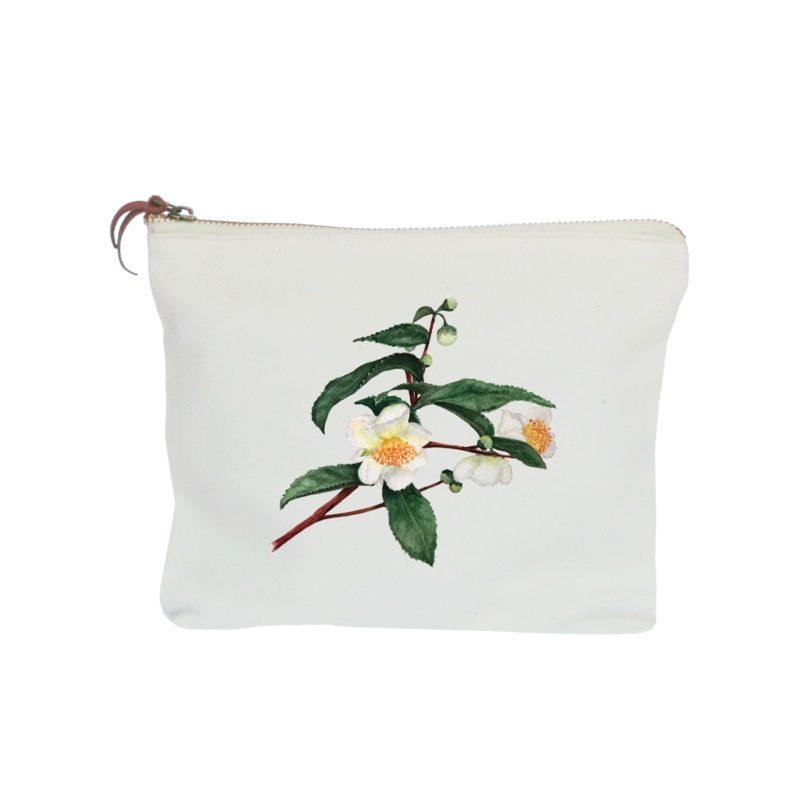 tea leaves zipper pouch