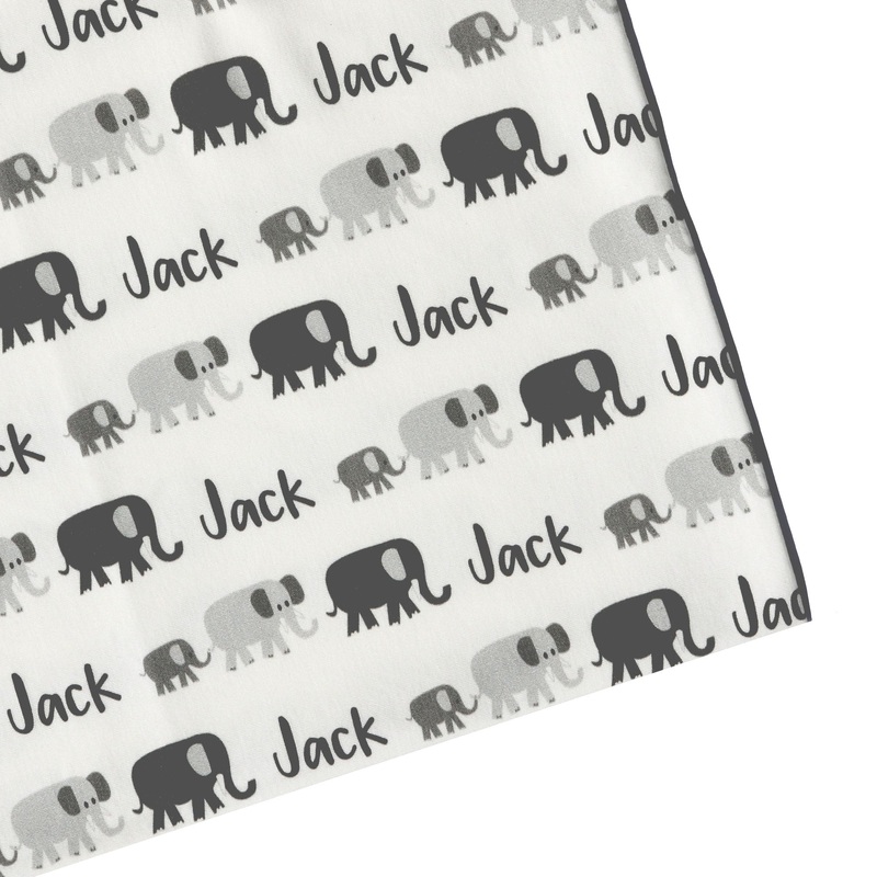 Swaddle – Monochrome Elephants