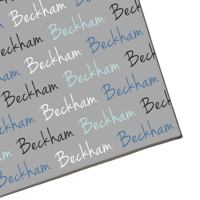 Swaddle – Name Only – Color Combo with Grey Background