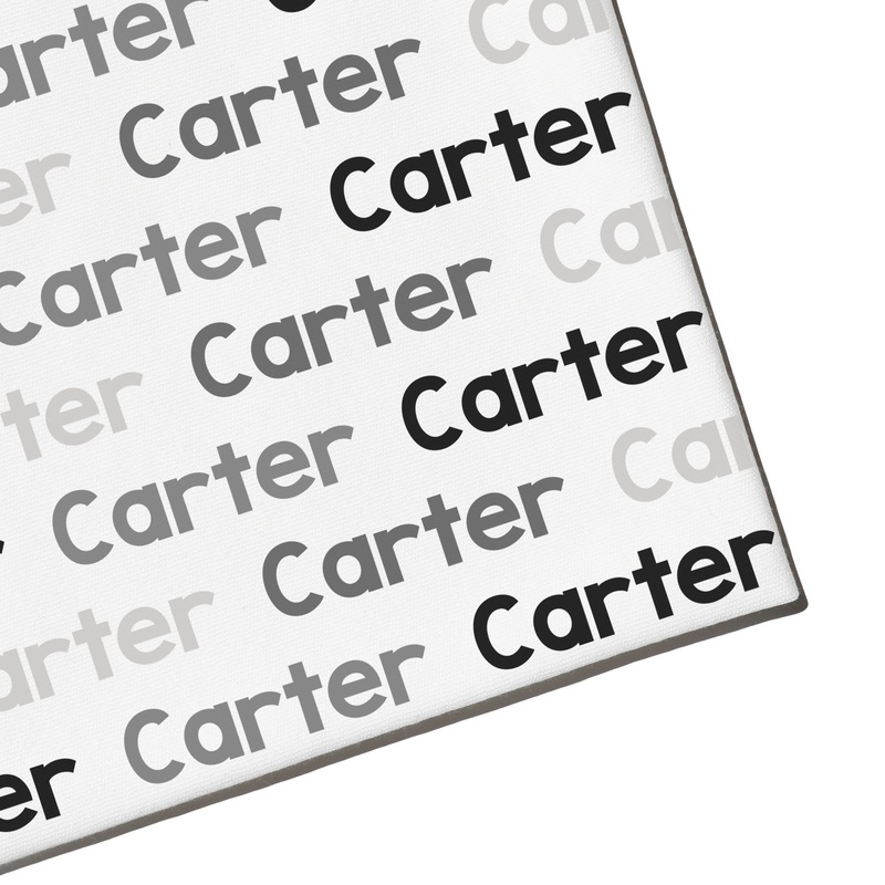 Swaddle – Name Only – Color Combo with White Background