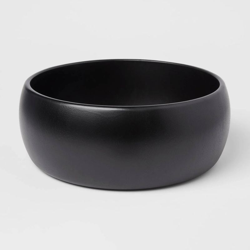 189oz Acacia Modern Serving Bowl Black (See Description)