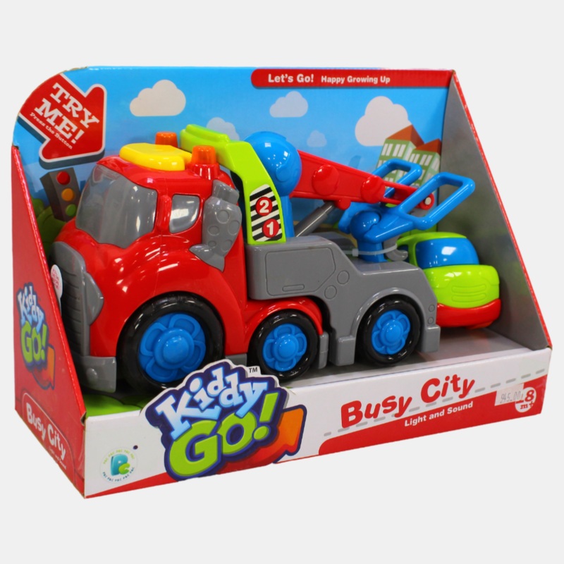 DHTS10349Busy City Truck With Ligh And Sound