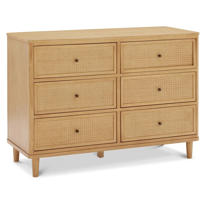 Marin with Cane 6 Drawer Dresser