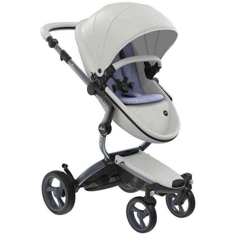 Mima Xari 4G Complete Stroller Graphite Grey/Snow White/Pixel Blue