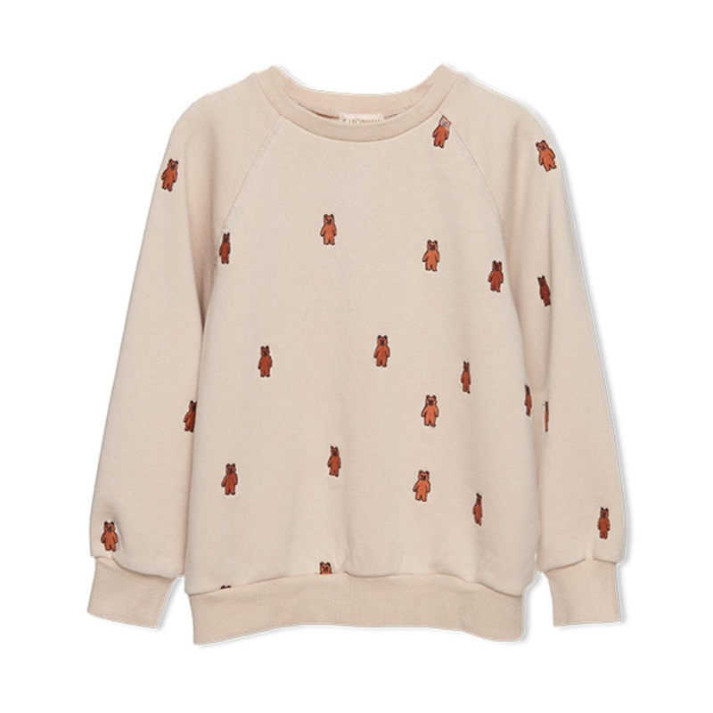 Sweatshirt – Almond Bear