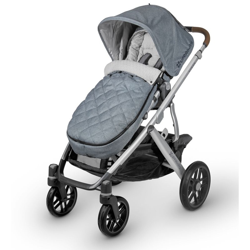 UPPAbaby Open Box Cozy Ganoosh Footmuff – Gregory (Blue Melange)