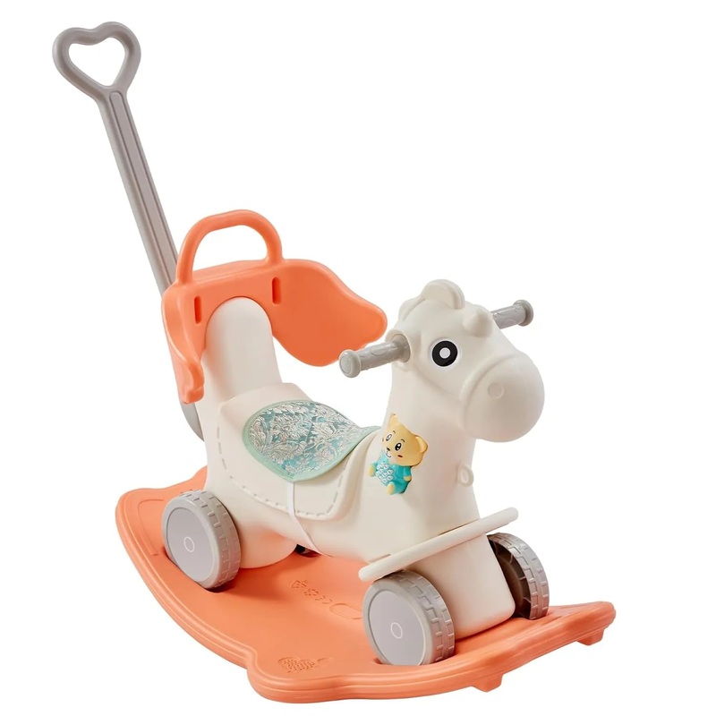 VEVOR 4 in 1 Rocking Horse for Toddlers 1-3 Years