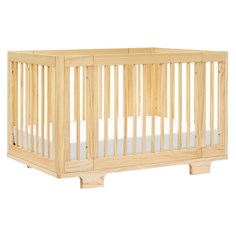 Yuzu 8-in-1 Convertible Crib with Conversion Kits – Natural