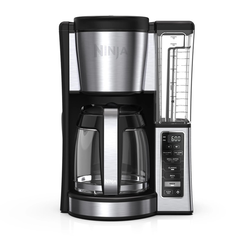 12-Cup Programmable Coffee Maker With Glass Carafe