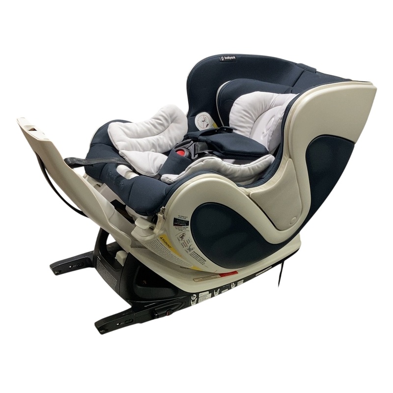 Babyark Premium Convertible Car Seat, 2024, Eggshell White / Midnight Blue