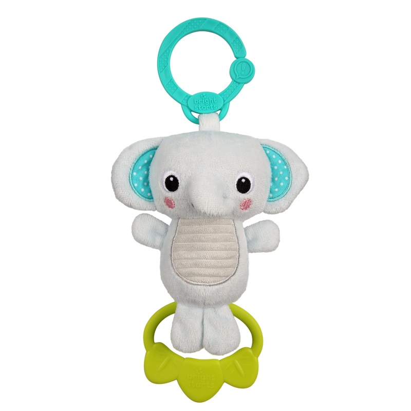 Bright Starts Tug Tunes On-the-Go Take-Along Toy, Elephant