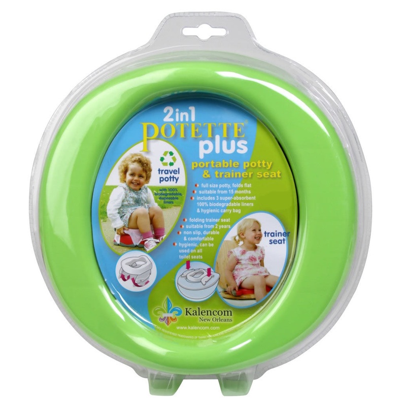 Kalencom Potette Plus 2 in 1 On The Go Potty in Green