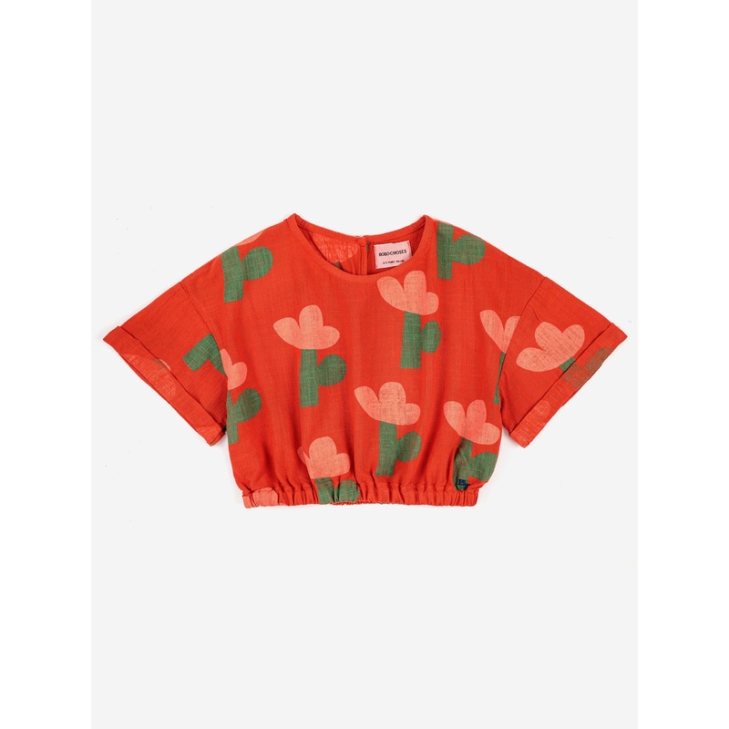 Woven Short Sleeve – Sea Flower All Over